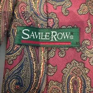 Savile Row Paisley Silk Tie